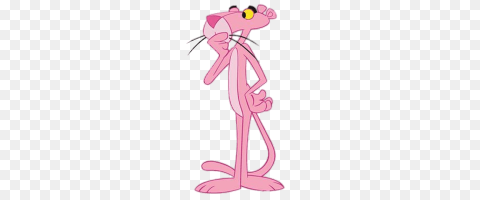 Pink Panther Thinking Cartoon, Person Free Transparent Png