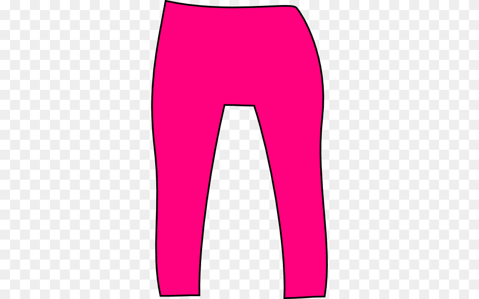 Pink Pants Clip Art, Clothing Free Png