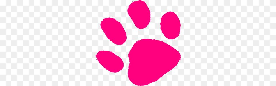 Pink Paw Print Clip Art, Flower, Petal, Plant, Person Png