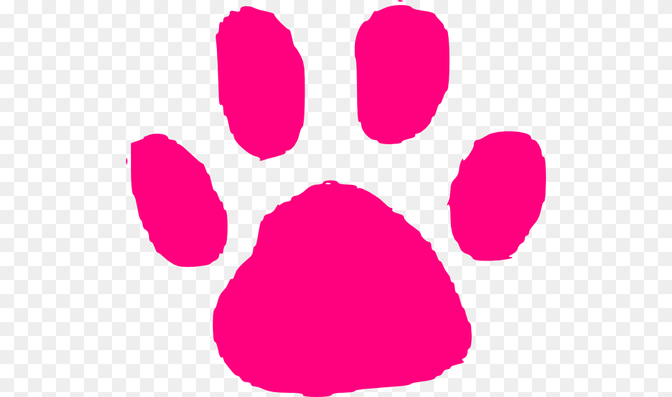 Pink Paw Print Clip Arts Download, Flower, Petal, Plant, Food Png