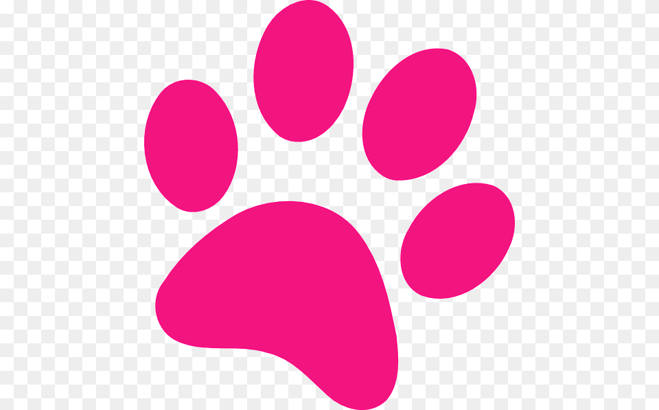 Pink Paw Print Pink Paw Print Logo, Flower, Petal, Plant, Home Decor Free Transparent Png