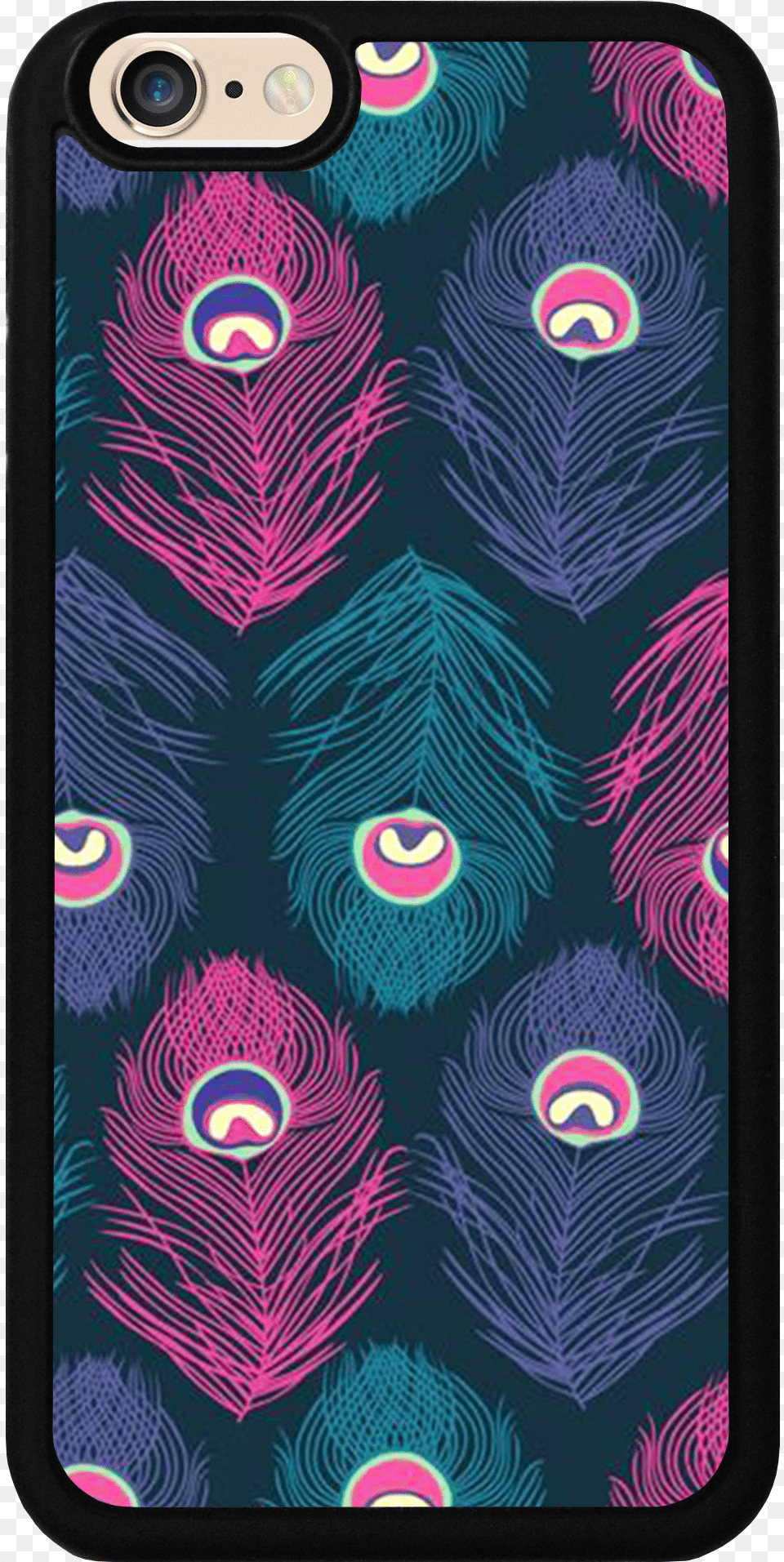 Pink Peacock Feathers Purple And Blue Case Hd Wallpaper Peacock Feather Iphone, Electronics, Mobile Phone, Phone, Home Decor Free Png