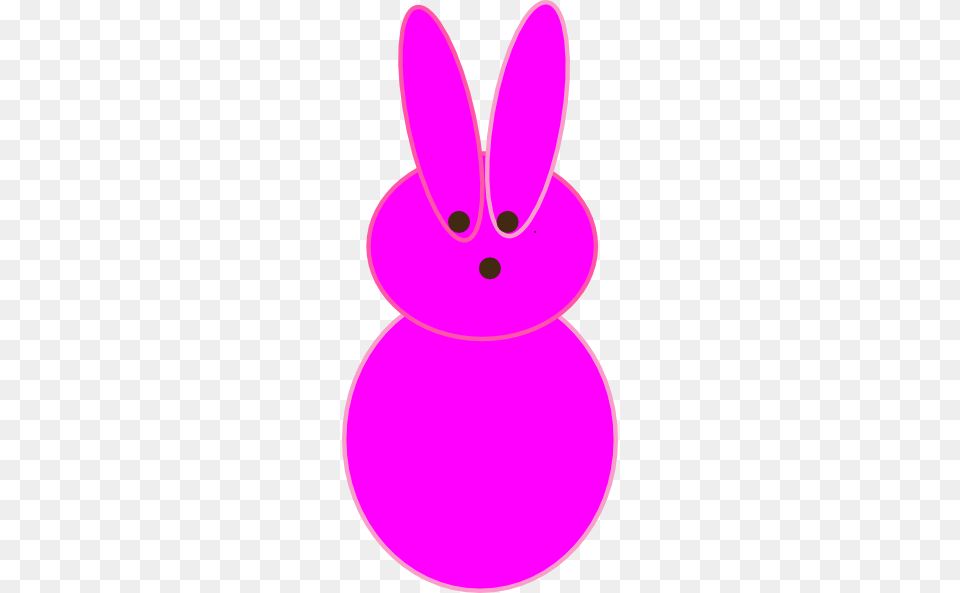 Pink Peep Clip Art, Purple, Animal, Mammal, Rabbit Free Png Download