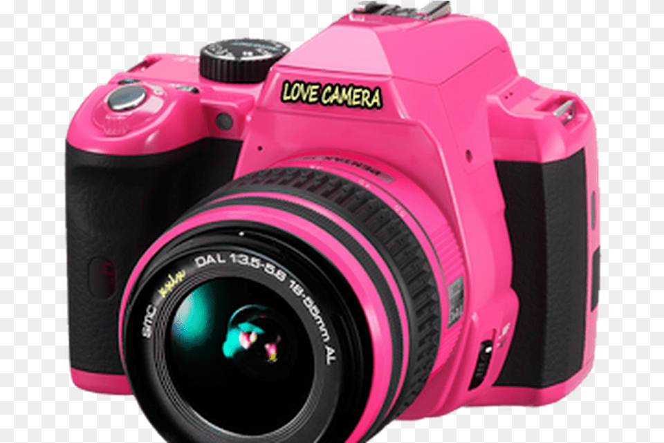 Pink Pentax Camera, Digital Camera, Electronics Png