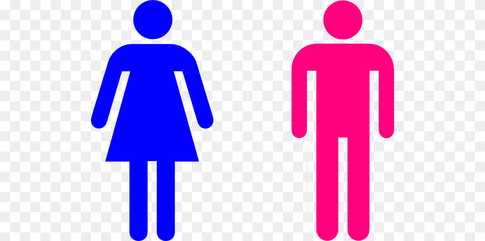 Pink People Blue Woman Clip Art, Sign, Symbol, Road Sign, Person Free Transparent Png