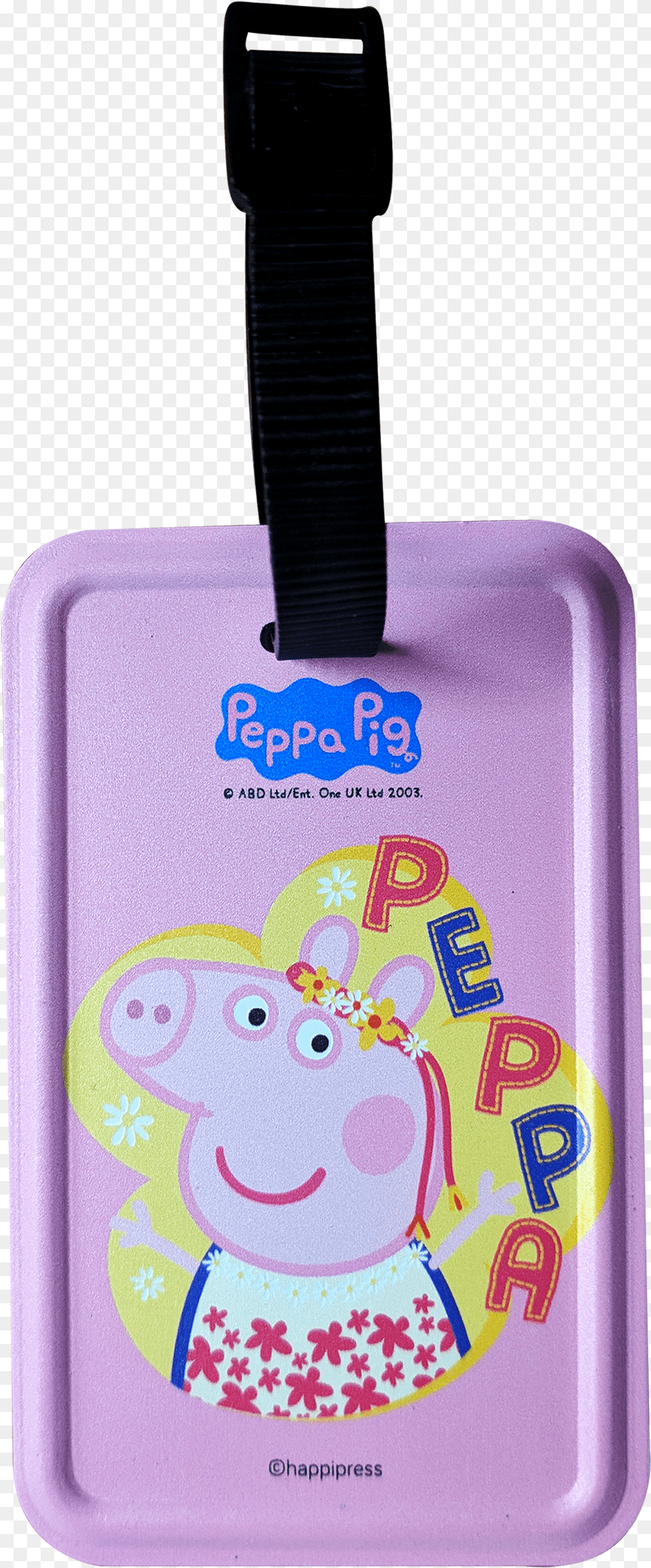 Pink Peppa Luggage Tag Cartoon Png