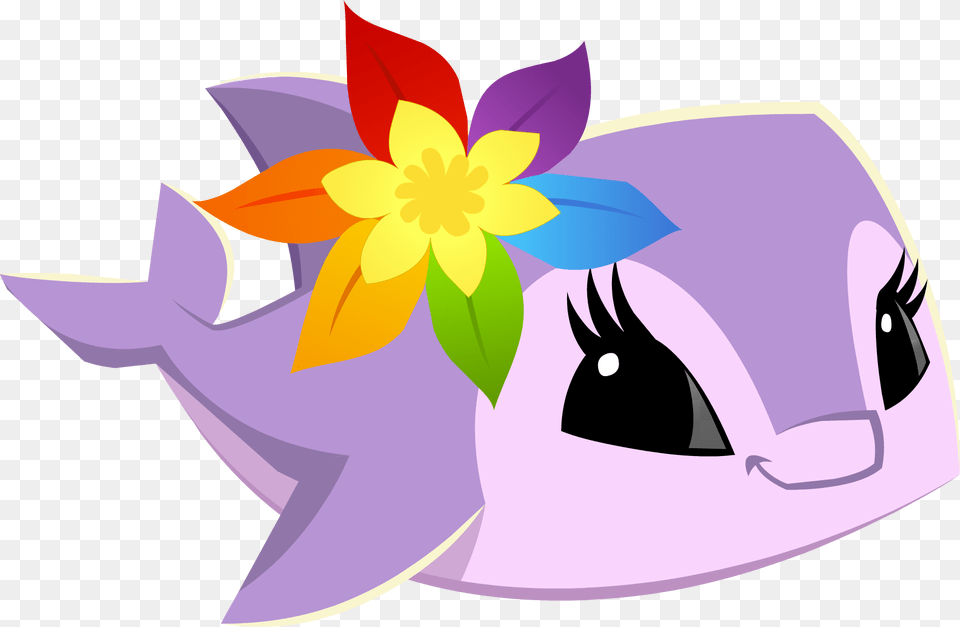 Pink Pet Dolphin Animal Jam Pet Dolphin, Graphics, Art, Plant, Flower Free Png Download