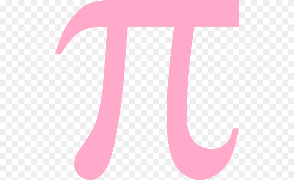 Pink Pi Symbol, Logo, Cutlery, Text Png Image