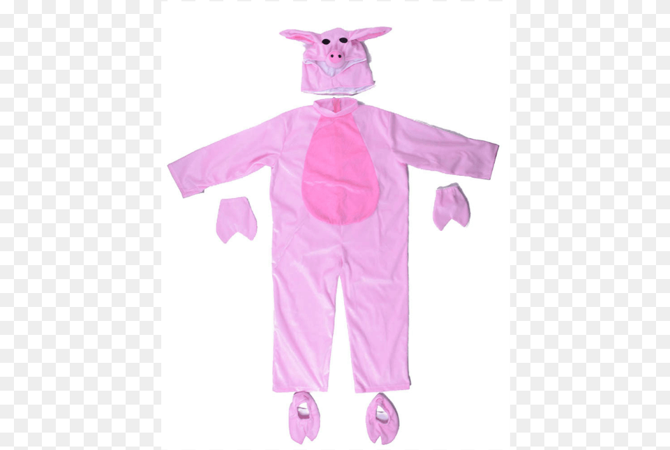 Pink Pig Animal Costume For Kids And Adults Costume, Clothing, Coat, Blouse Png