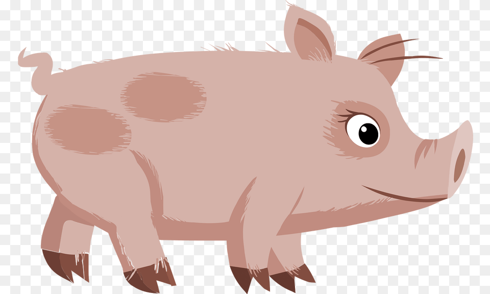 Pink Pig Clipart, Animal, Boar, Hog, Mammal Free Png Download