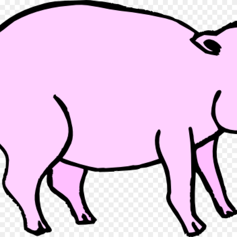 Pink Pig Clipart Clipart, Animal, Mammal, Person Png