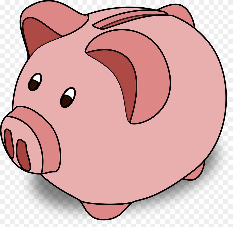 Pink Piggy Bank Clipart, Piggy Bank Free Transparent Png