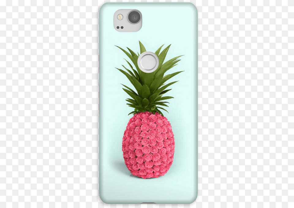 Pink Pineapple Case Pixel Pineapple Made Out Of Flowers, Food, Fruit, Plant, Produce Png