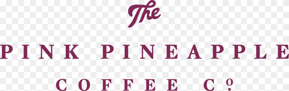 Pink Pineapple Coffee Graphic Design, Text, Alphabet Png