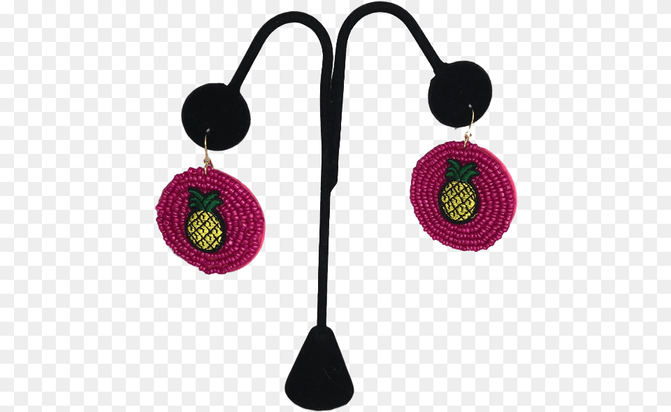 Pink Pineapple Earrings Earrings, Accessories, Earring, Jewelry Png