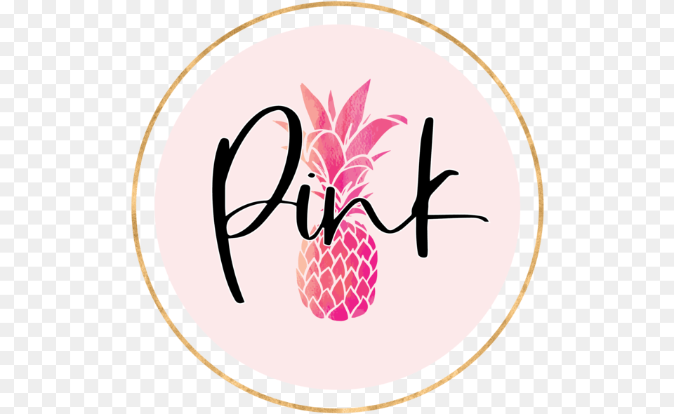 Pink Pineapple Weddings Hawaii Destination Wedding Planning Pink Pineapple Logo, Food, Fruit, Plant, Produce Free Transparent Png