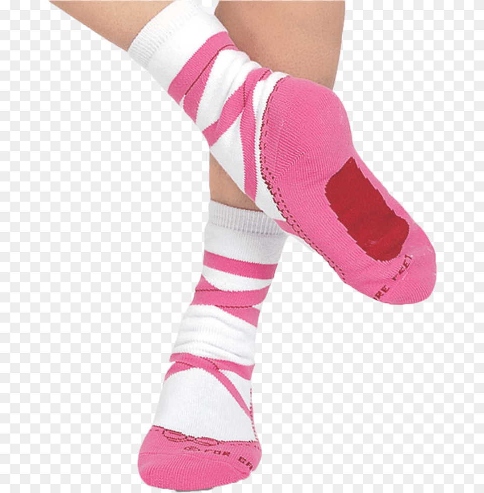 Pink Pointe Socks Ballet Shoe Socks, Clothing, Hosiery, Sock, Footwear Free Transparent Png