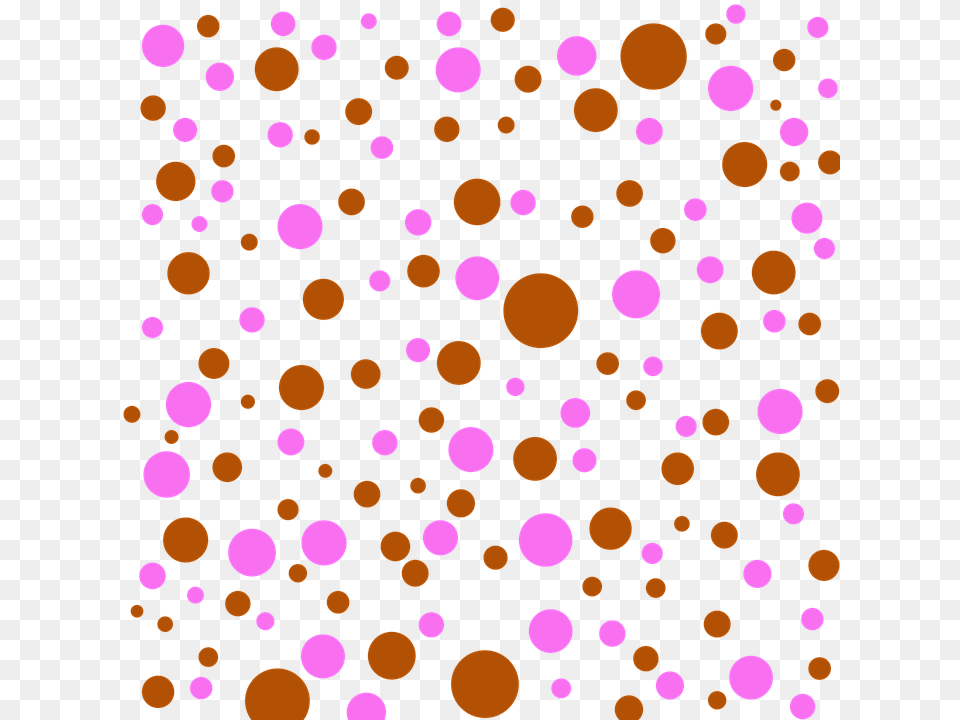 Pink Polka Dot Background, Pattern, Polka Dot Free Png Download