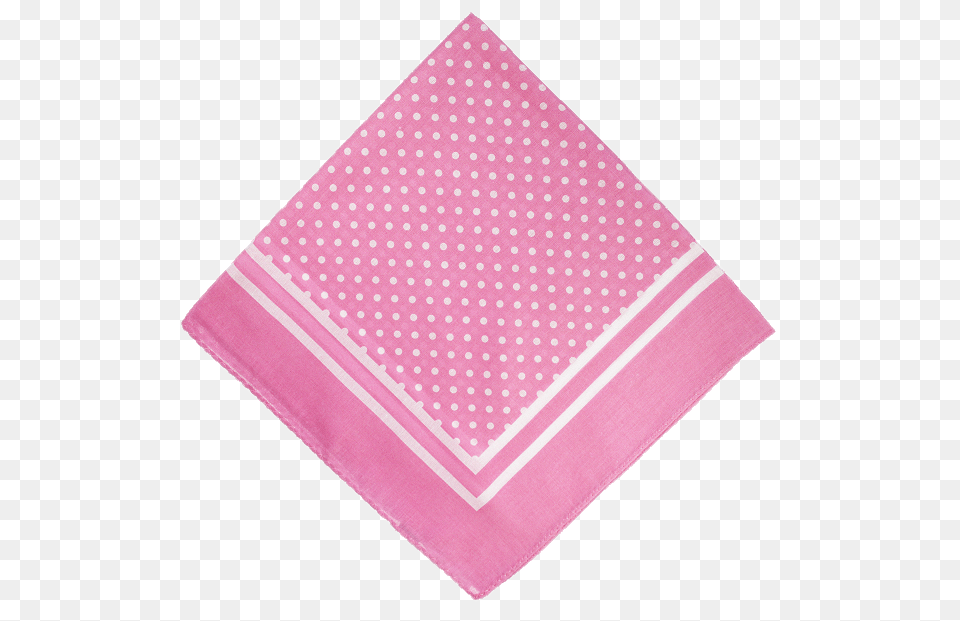 Pink Polka Dot Handkerchief, Napkin, Home Decor Free Transparent Png