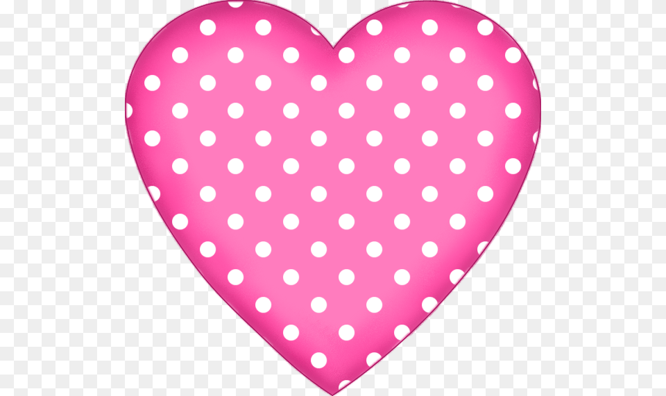 Pink Polka Dot Heart, Pattern, Polka Dot, Balloon Free Png