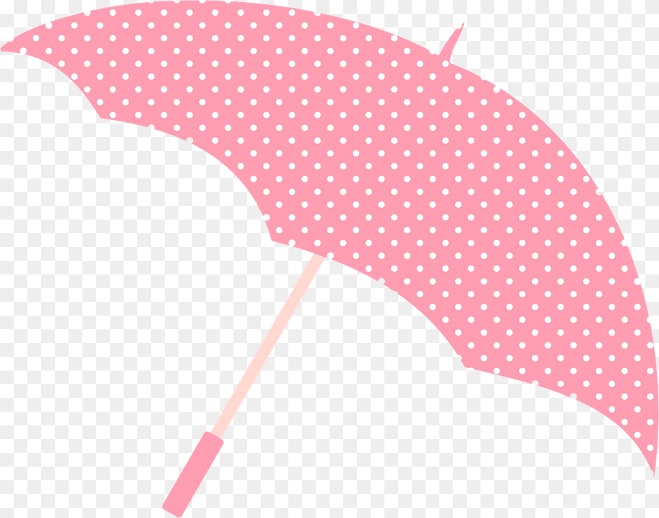 Pink Polka Dot Umbrella Clipart, Canopy, Pattern Free Png