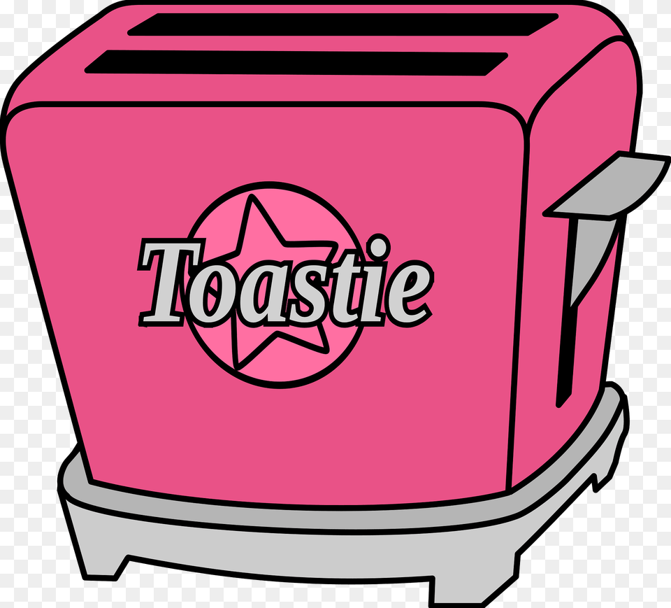 Pink Pop Up Toaster Clipart, Appliance, Device, Electrical Device Free Png Download
