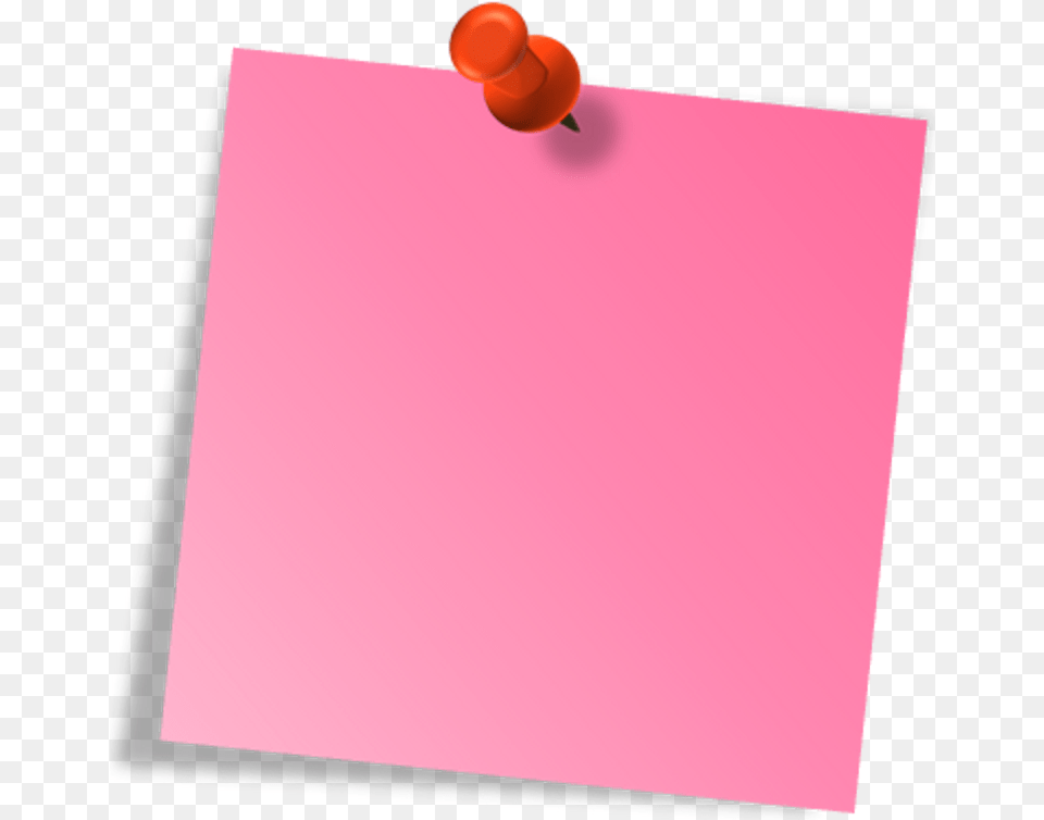 Pink Post It 4 White Board, Pin Png Image