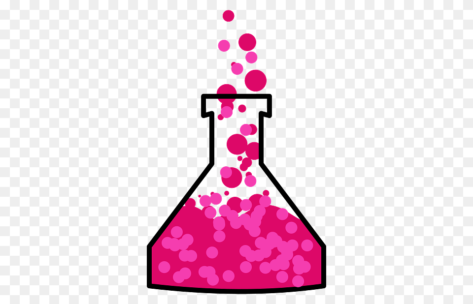 Pink Potion In Erlenmeyer Flask, Art, Graphics, Lighting, Pattern Free Transparent Png