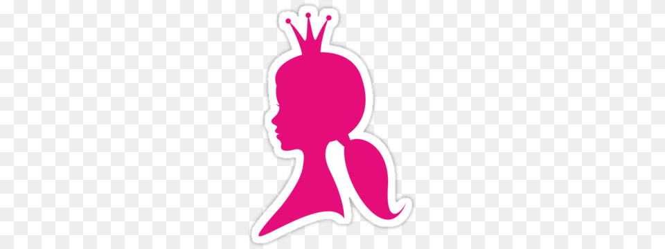 Pink Princess Crown, Sticker Png