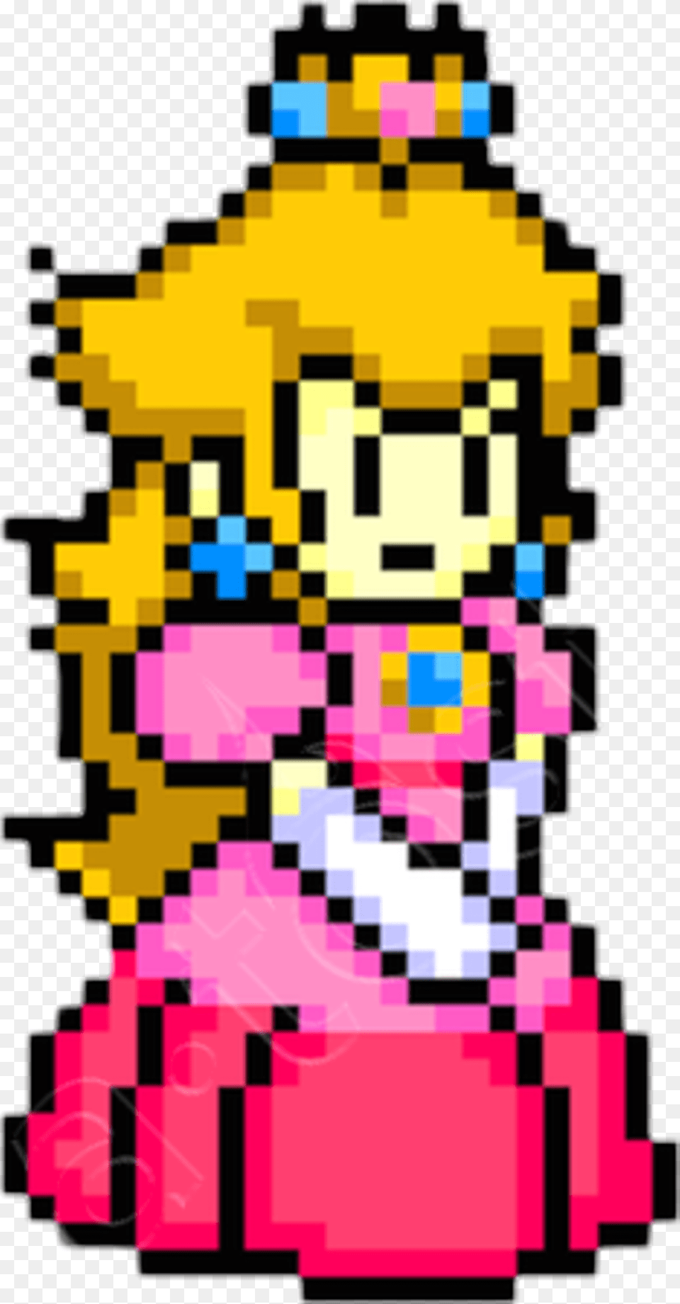 Pink Princess Peach Princesspeach Kawaii Mario Princess Peach 8 Bit, Art, Graphics, Pattern Png