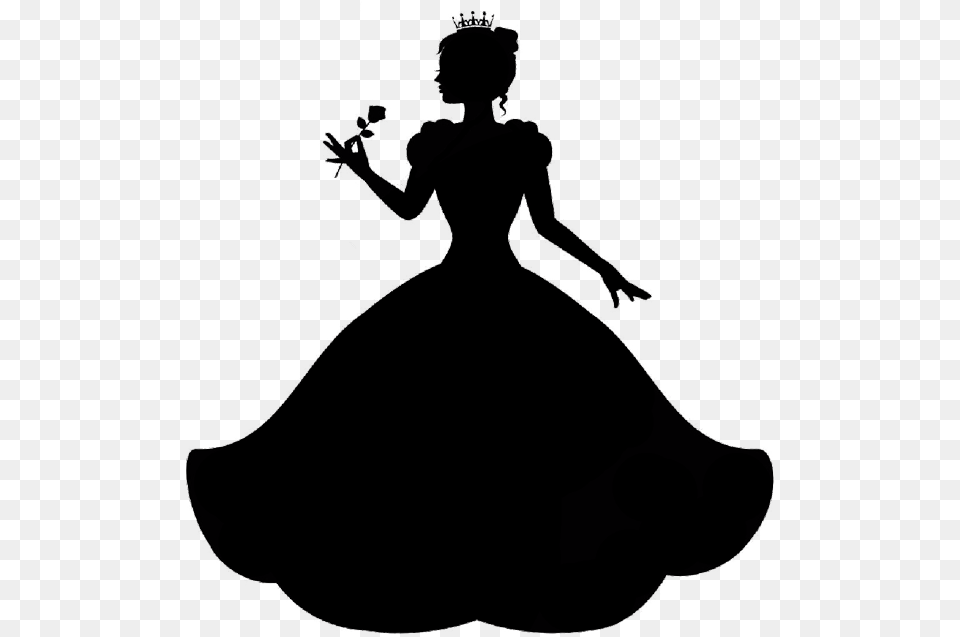 Pink Princess Silhouette, Formal Wear, Clothing, Dress, Fashion Free Transparent Png