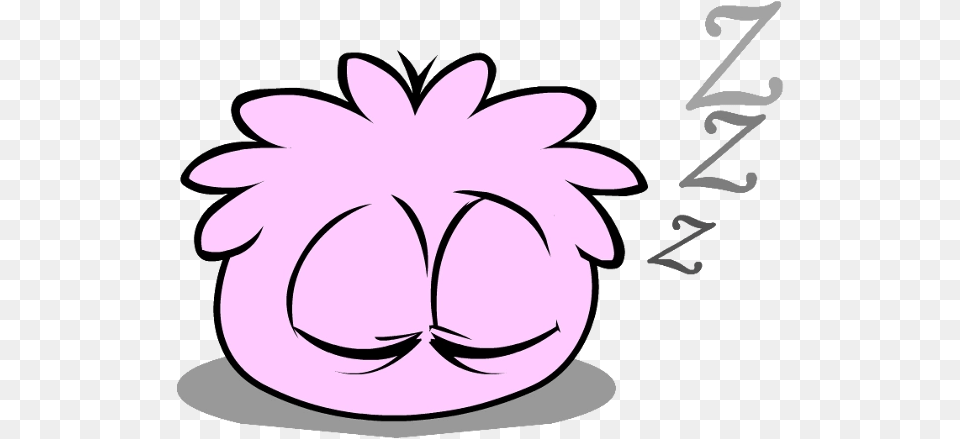 Pink Puffle Sleeping Club Penguin Pink Puffle, Baby, Person, Face, Head Png