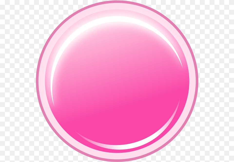 Pink Push Button Transparency And Translucency Overly Happy, Sphere, Oval Png Image