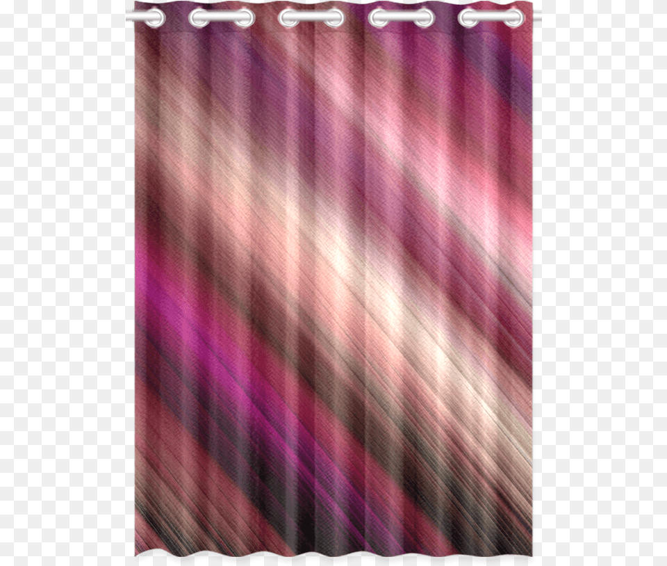 Pink Red Burgundy Gradient Diagonal Stripes New Window Blackout Rainbow Curtains, Lighting, Texture, Purple Free Png Download