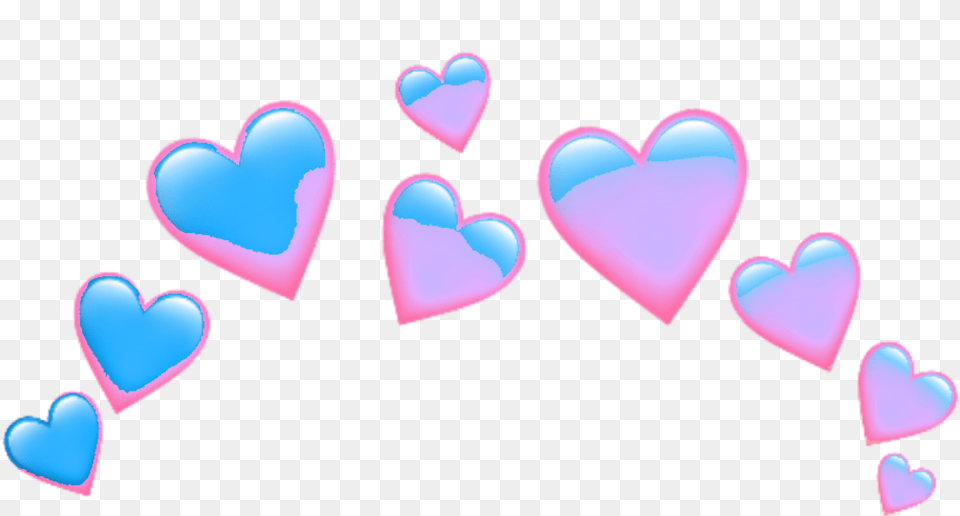 Pink Red Spiral Aesthetic Crown Grid Wings Emoji Love Emoji, Heart Png Image