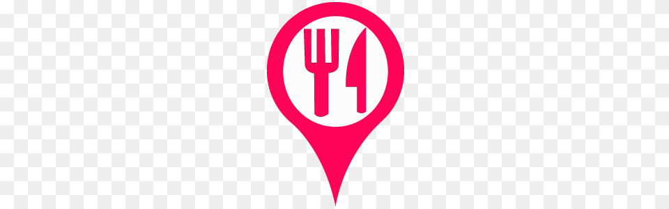 Pink Restaurants Icon, Cutlery, Fork, Spoon, Dynamite Free Transparent Png