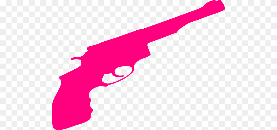 Pink Revolver Clip Art, Firearm, Gun, Handgun, Weapon Free Png