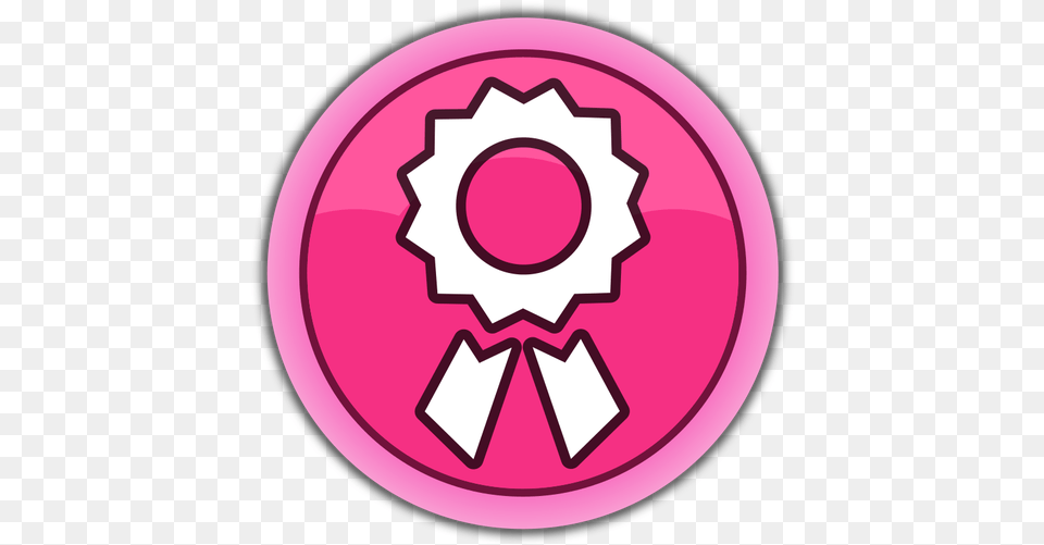 Pink Reward Button Pink Animal Crossing Icon Transparent, Machine, Badge, Logo, Symbol Png