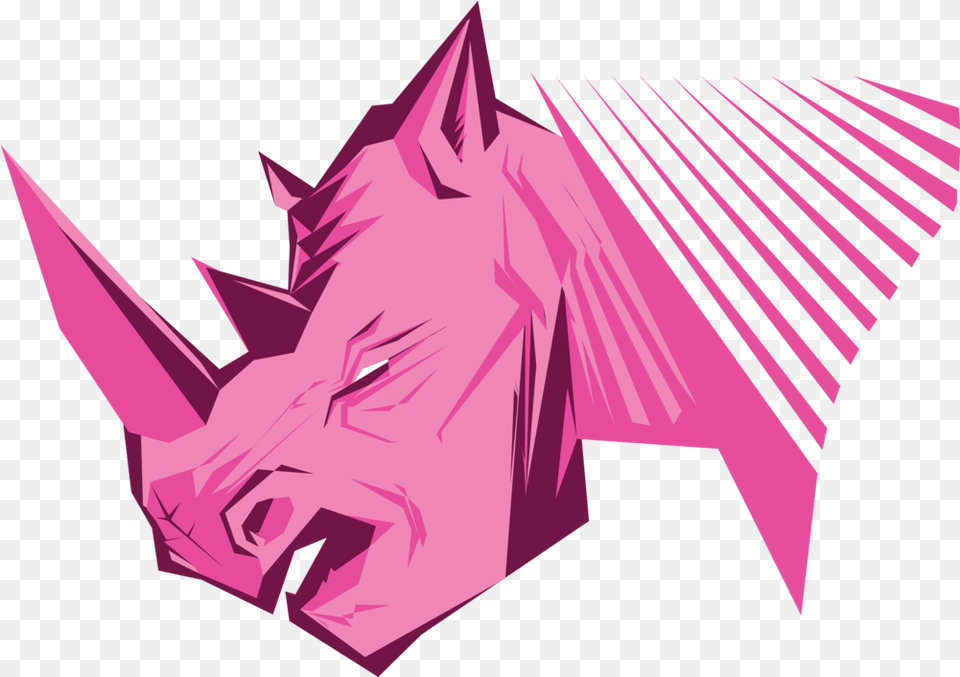 Pink Rhino Racing Pink Rhino, Art, Accessories, Animal, Fish Free Png Download