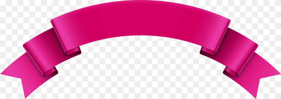 Pink Ribbon Banners, Purple, Accessories Free Png Download