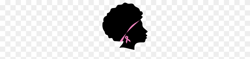 Pink Ribbon Black Women Breast Cancer African American Breast, Bonnet, Clothing, Hat, Ammunition Png