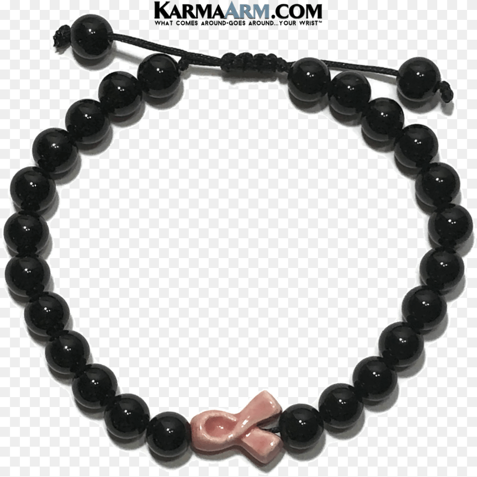 Pink Ribbon Breast Cancer Meditation Self Care Wellness Pulsera Flor De La Vida, Accessories, Bracelet, Jewelry, Necklace Free Png Download