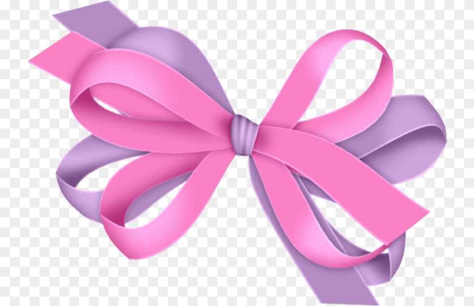 Pink Ribbon Clip Art Of Ribbons For Breast Cancer Awareness Pink And Purple Bow, Accessories, Formal Wear, Tie, Appliance Free Transparent Png