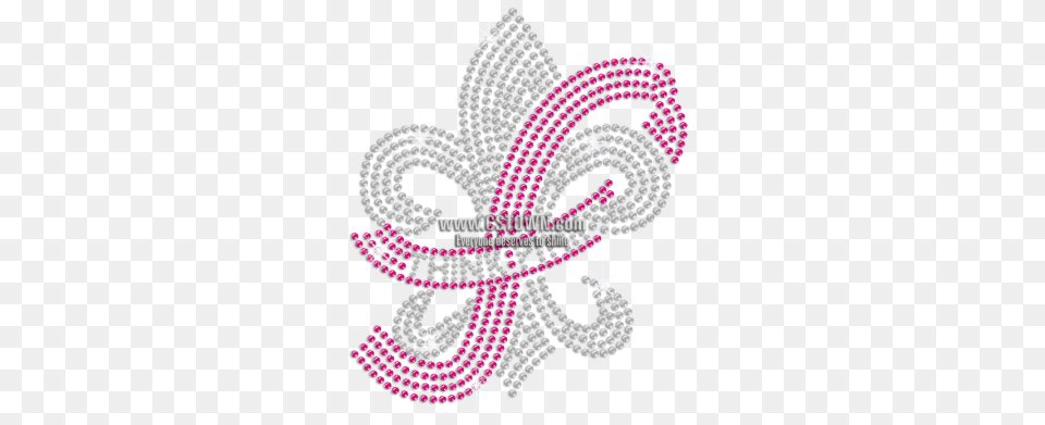 Pink Ribbon U0026 Crystal Fleur De Lis Hotfix Rhinestone Illustration, Accessories, Pattern, Chandelier, Lamp Png