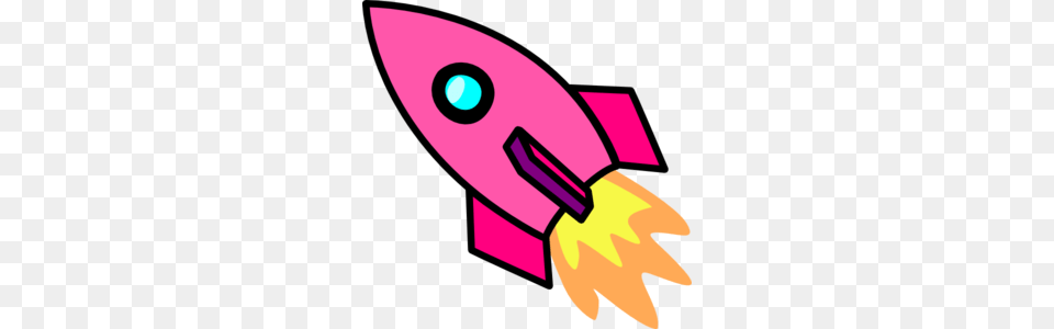 Pink Rocket Clip Art Free Png Download