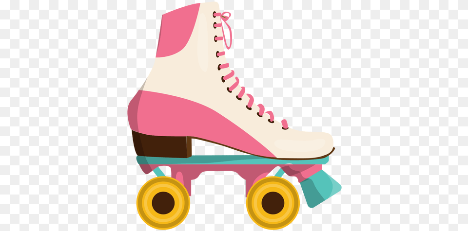 Pink Roller Skate Shoe Roller Skate, Bulldozer, Machine Free Png Download