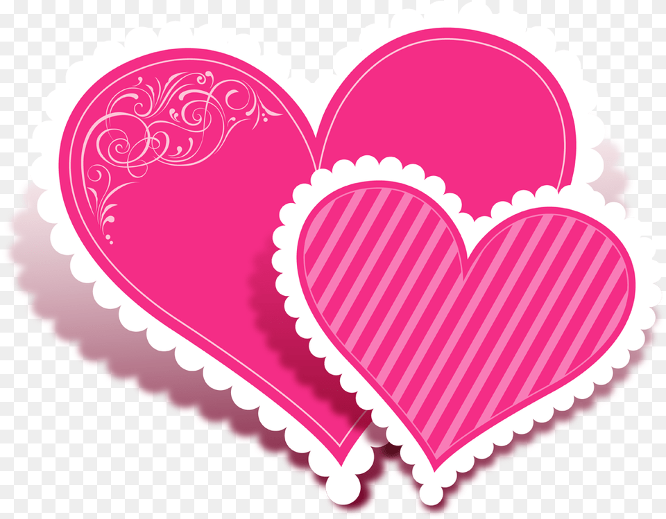 Pink Romantic Frame Beautiful Heart Love You, Birthday Cake, Cake, Cream, Dessert Png Image