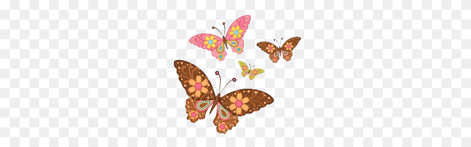 Pink Rosas Flores Mariposas, Pattern, Art, Floral Design, Graphics Free Transparent Png