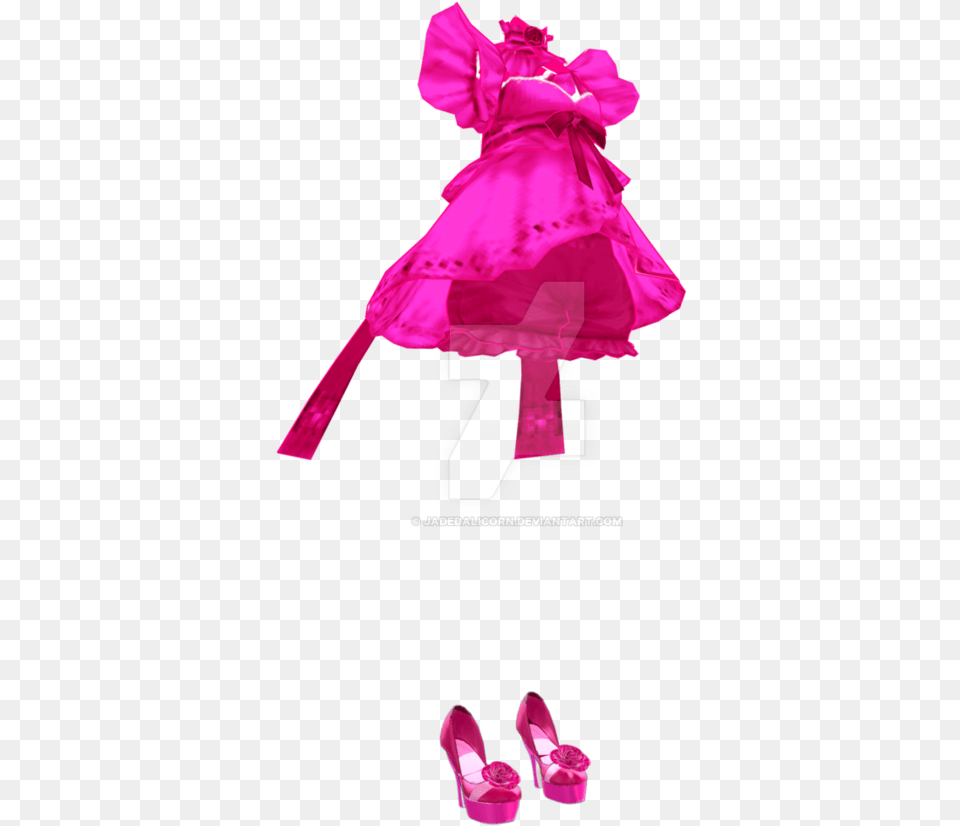 Pink Rose Blush Lolita By Jadedalicorn Girl, Shoe, Clothing, Footwear, High Heel Free Png Download