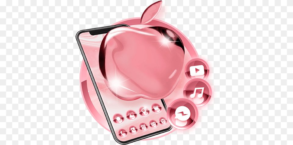 Pink Rose Gold Launcher Theme Live Hd Wallpaper U2013 Aplikace Rose Gold Launcher, Piggy Bank Free Png